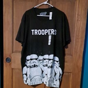 Star Wars Troopers Black T-Shirt 2XL